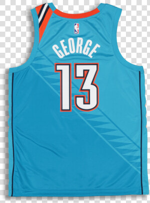  13 Paul George  0 Russell Westbrook Oklahoma City   Active Tank  HD Png Download