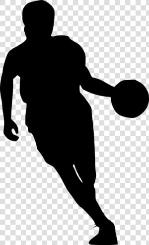 Basketball Player Silhouette Png   Basketball Player Transparent Background  Png Download