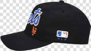 New York Mets Classic Cursive Flat Visor   Baseball Cap  HD Png Download