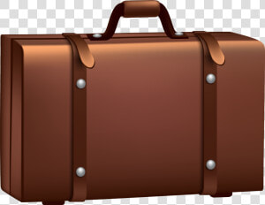 Brown Suitcase Png Clip Art Image   Transparent Suitcase Clipart  Png Download