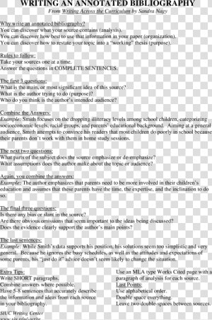 Annotated Bibliography Mla Example Two Authors  HD Png Download