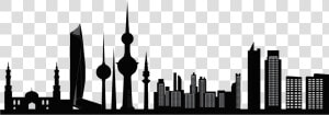 Thumb Image   Kuwait City Skyline Silhouette  HD Png Download