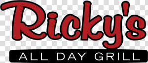 Ricky  39 s All Day Grill Logo  HD Png Download