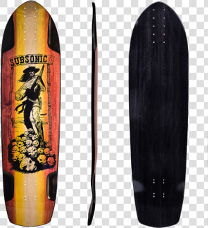 Subsonic Skateboards Shadow Longboard Bottom Profile  HD Png Download