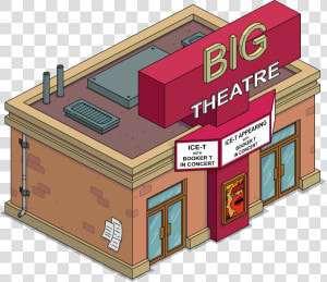 Big T Theatre Menu   Simpsons Tapped Out Big T Theatre  HD Png Download