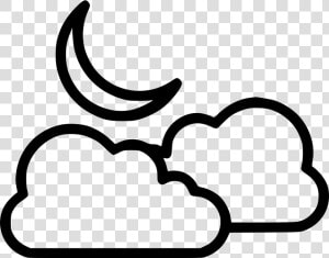 Cloud Moon Half Moon   Moon And Cloud Drawing  HD Png Download