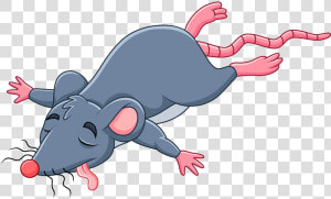 Dead Mouse Cartoon Clipart   Png Download   Dead Rat Clipart Free  Transparent Png