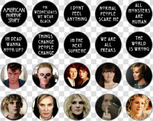 American Horror Story Badges Via Shop Bitsy   Air France Platinum Ultimate  HD Png Download