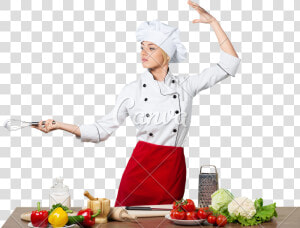 Transparent Female Chef Png   Chefs With White Background  Png Download