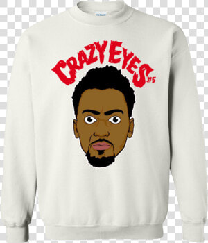 Bobby Portis Crazy Eyes Sweatshirt Sweater Red Style   Gucci Mystic Cat Sweater Men  HD Png Download