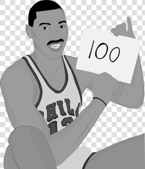 Wilt Chamberlain 100 Points Illustration   Happy Birthday Wilt Chamberlain  HD Png Download