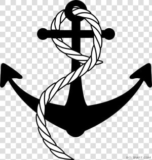 Anchor With Rope Transparent Clipart Anchor Rope Clip   Anchor With Rope Png  Png Download