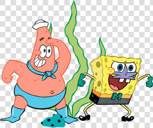 Bob Esponja Y Patricio Dibujos  HD Png Download