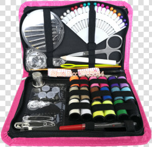 Sewing Kit In Pink Holder   Sewing Box Clipart Png  Transparent Png