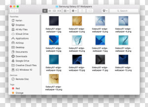 Galaxy S7 Edge Wallpapers   Icloud Drive High Sierra  HD Png Download