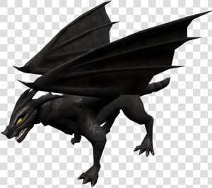 Pictures Of Black Dragons   Runescape Black Dragon  HD Png Download