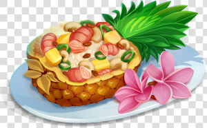 Transparent Rice Png   Pineapple Fried Rice Drawing  Png Download