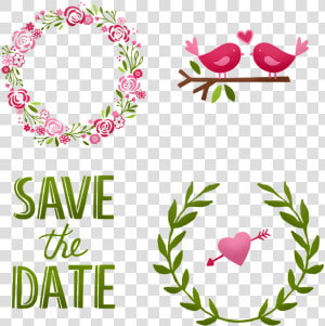 Wedding  Cake Wreath  Save The Date  Marriage   Whip It Up Wednesday  HD Png Download