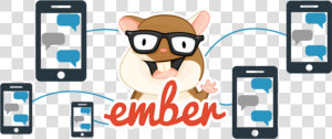 User Detection And Message History Using Ember   Ember Js Logo Png  Transparent Png