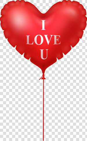 I Love You Heart   Love Heart Balloon Png  Transparent Png