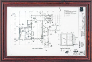 11”x17” Wood Picture Frame   Floor Plan  HD Png Download