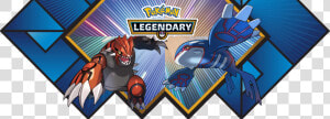 Kyogre And Groudon Await You In August   Pokemon Sword And Shield Reshiram  HD Png Download