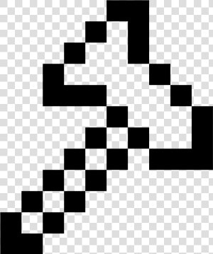 Minecraft Axe Icon   Minecraft Icon Black And White  HD Png Download