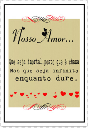 Poster Nosso Amor De Ednaldo Mendesna   Calligraphy  HD Png Download