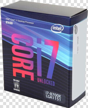 Intel Core I7 8700k  3   Intel Core I7 8700k Coffee Lake  HD Png Download