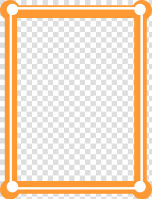 Orange Border Frame Png Picture   Orange Borders And Frames  Transparent Png