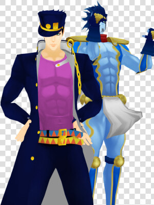 Jotaro Kujo Josuke Higashikata Jojo S Bizarre Adventure   Jojo Mmd Dl  HD Png Download