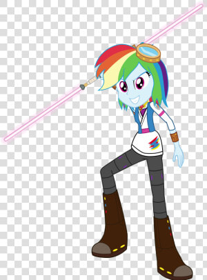 Lightsaber Clipart Dual   Mlp Equestria Girls Star Wars  HD Png Download