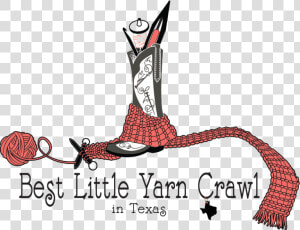 Yarn Crawl Logo 2019   Best Little Yarn Crawl In Texas  HD Png Download