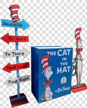 The Cat In The Hat Package   Dr Seuss The Cat In The Hat First Edition  HD Png Download