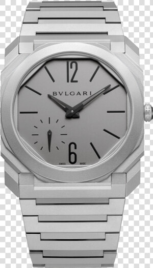 Bulgari Octo Finissimo Steel  HD Png Download