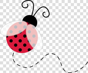 Bug Clipart Embroidery   Lady Bug Flying Clip Art  HD Png Download