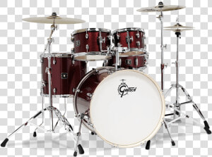 Drum Set Png   Gretsch Catalina Club Satin Flame  Transparent Png