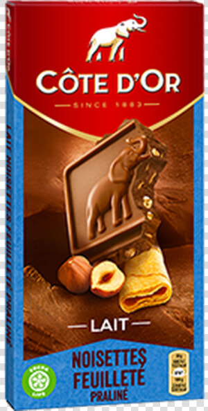 Côte D Or Milk Chocolate With Hazelnuts  amp  Praliné   Cote D Or Praliné  HD Png Download