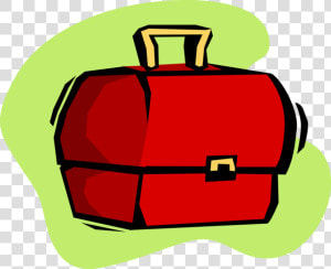 Vector Illustration Of Lunch Box Used By Schoolchildren   Cartoon Png Lunchbox  Transparent Png