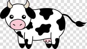 Cow Head Clipart Black And White   Cow Clipart  HD Png Download