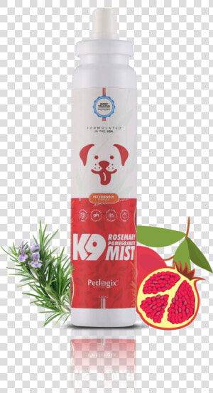 Rosemary  amp  Pomegrante K9 Mist Title Rosemary  amp  Pomegrante   Water Bottle  HD Png Download