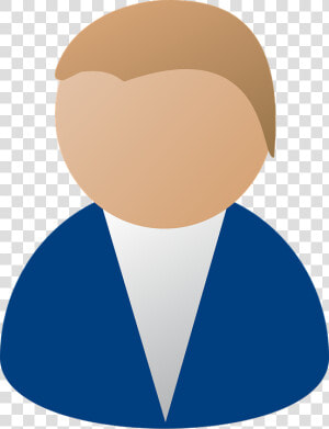 Business  Worker  Person  Businessman  Work  Office   Cartoon Head And Shoulders  HD Png Download