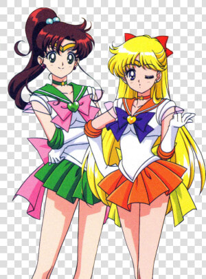 Sailor Jupiter And Sailor Venus  HD Png Download