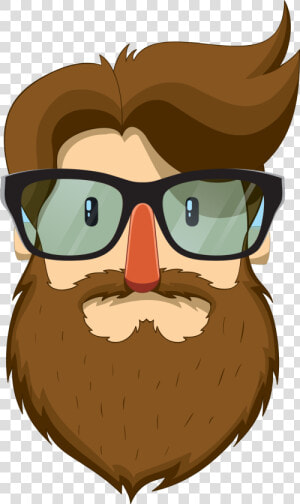 Beard Man Moustache Clip Art   Man Beard And Moustache Clipart  HD Png Download