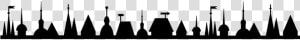 Town  City  Gothic  Lineament  Medieval  Silhouette   Png Town  Transparent Png