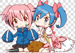 Mato And Madoka Swap   Puella Magi Madoka Magica Pets  HD Png Download