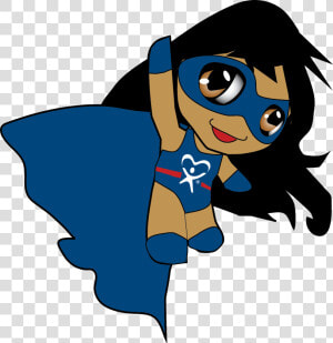 Diverse Chibi Girl   Girl Super Hero Chibi  HD Png Download