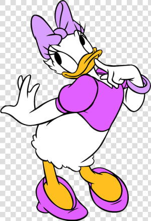 Daisy Duck Is A Cartoon Character Created In 1940 By   Daisy Donald Duck  HD Png Download