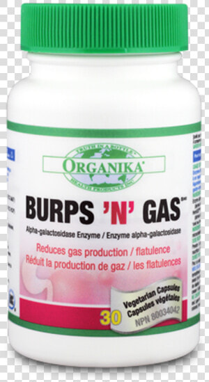 Organika Burps And Gas  HD Png Download