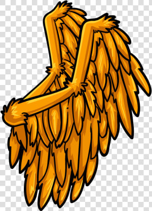 Club Penguin Wiki   Club Penguin Orange Wings  HD Png Download